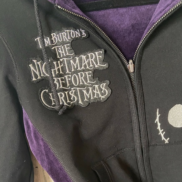 Disney Hong Kong Disneyland Nightmare Before Christmas Tim Burton Zip Up - Picture 2 of 8